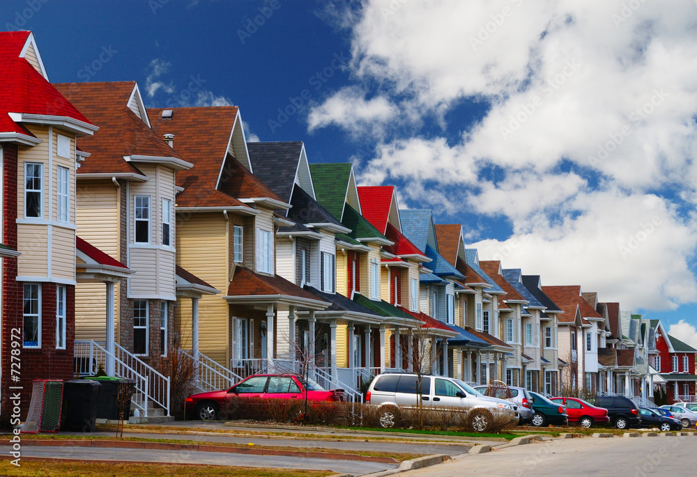 Fototapeta premium Friendly neighborhood