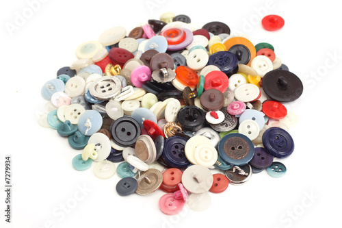 Obraz na płótnie Old buttons w salonie