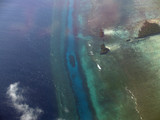 Vista aerea de la isla de pemba en Zanzibar.