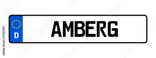 Εκτύπωση καμβά kennzeichen amberg