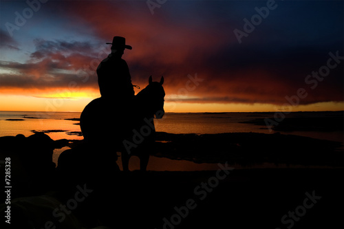 Cowboy Silhouette © Tyler Olson