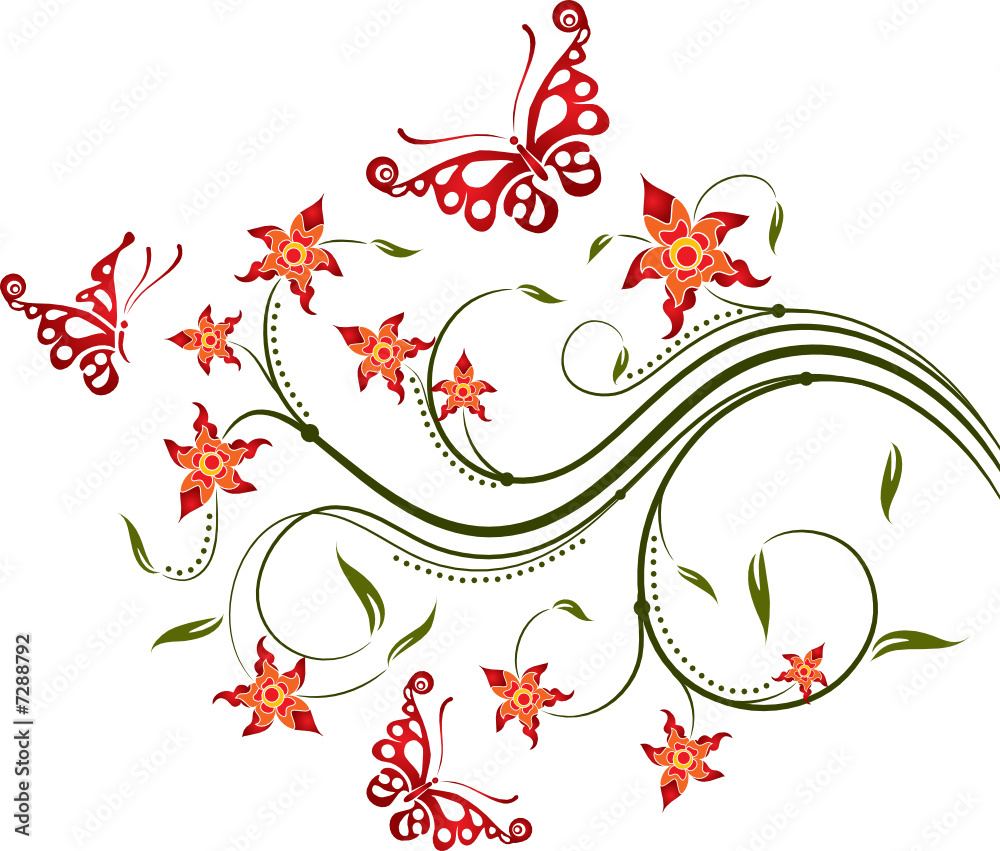 Obraz premium Decorative element for design, vector illustration