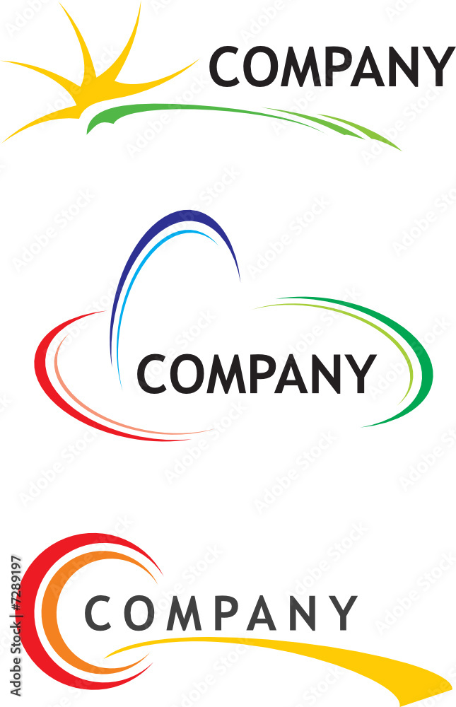 Obraz premium Corporate logo templates