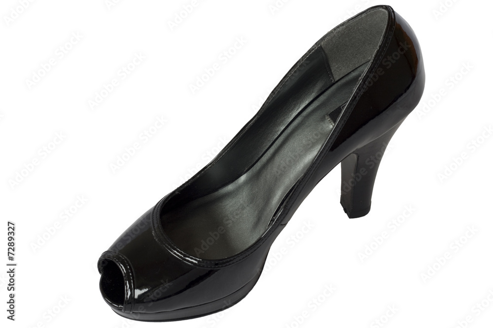 black high heel shoe black high heel shoe