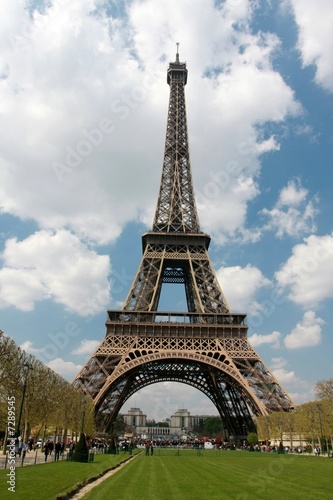 The Eiffel Tower seen from Champ-de-Mars