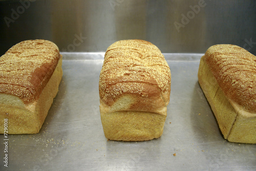 Loaves of sliced bread