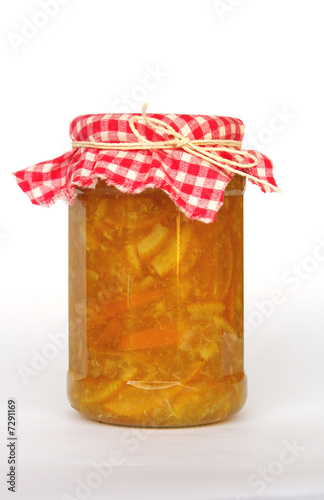 Jar of home made marmalade