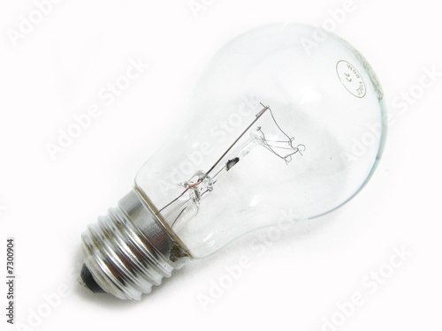 lampadina bianca trasparente photo