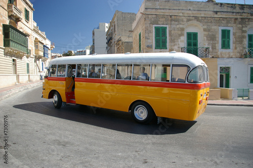 Typischer Bus auf Malta