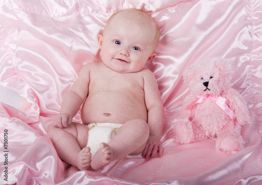 Baby and bear Baby and bear