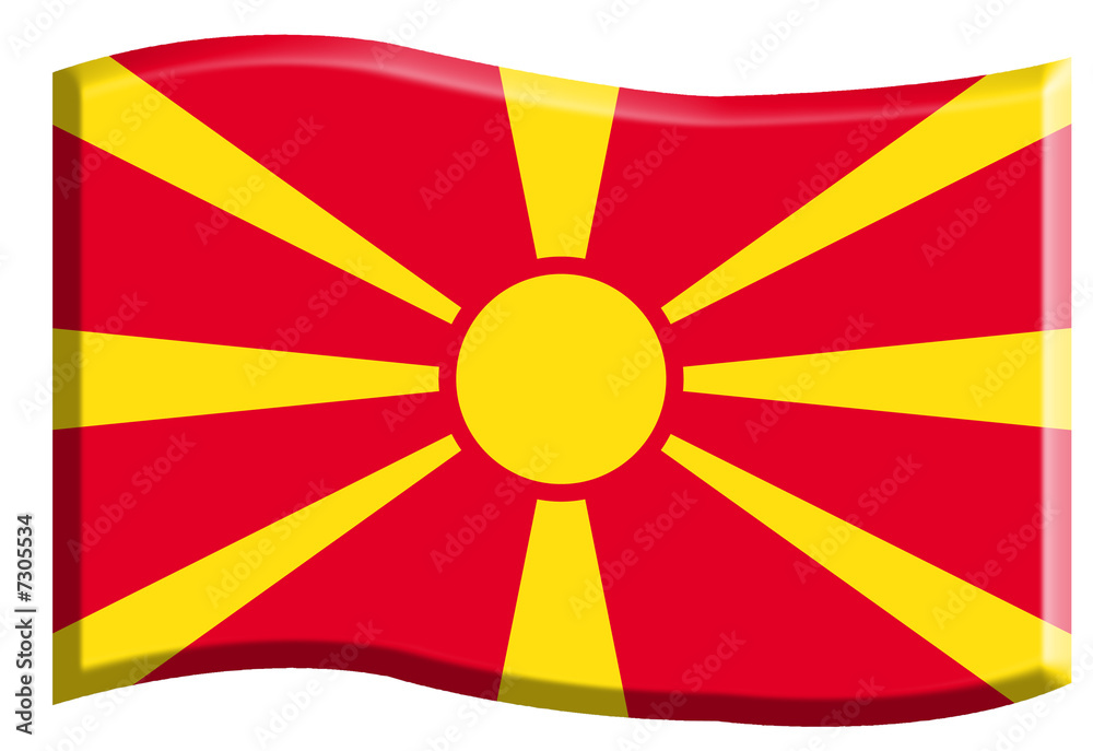 Drapeau de la Macédoine