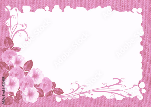 	Decorative ornament with flower