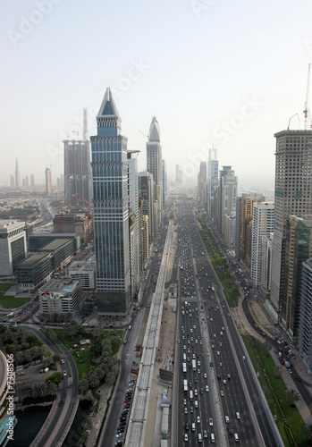 Above Sheikh Zayed Road