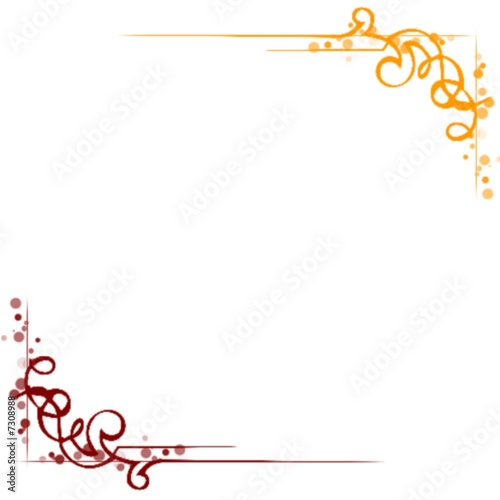 Photos CADRE DESIGN ROUGE JAUNE
