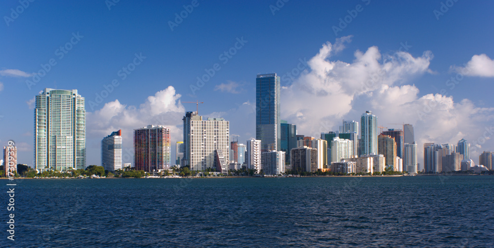 Miami Bayfront Skyline Panorama