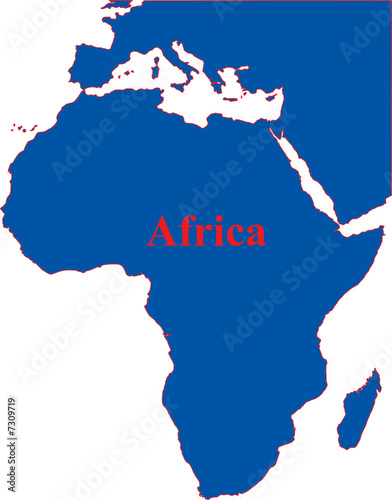 African continent