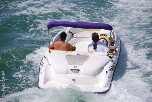Luxury Runabout Motorboat