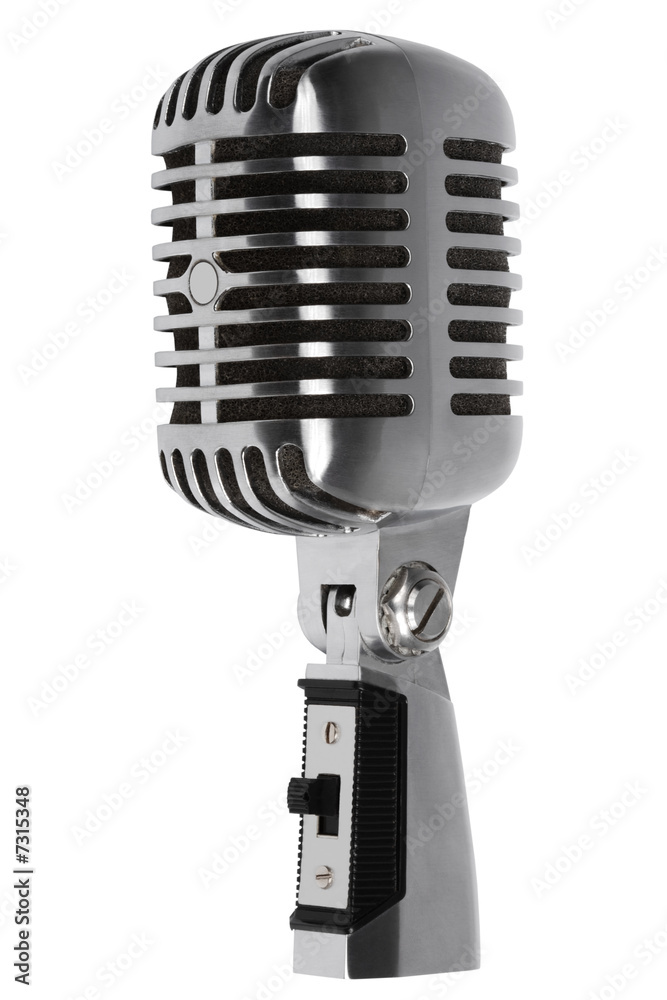 Fototapeta premium Beautiful old microphone
