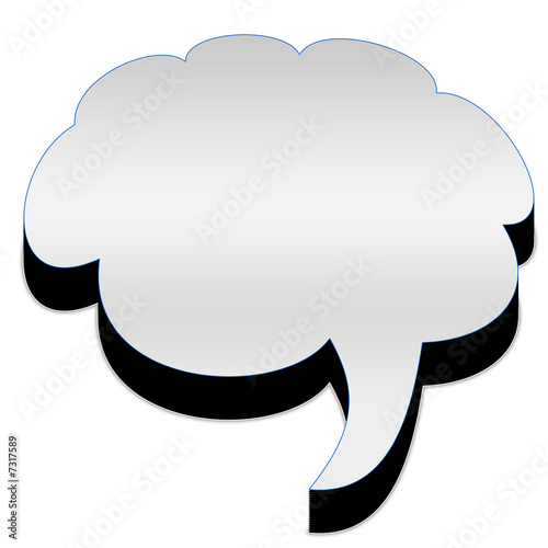 3D speech bubble #2