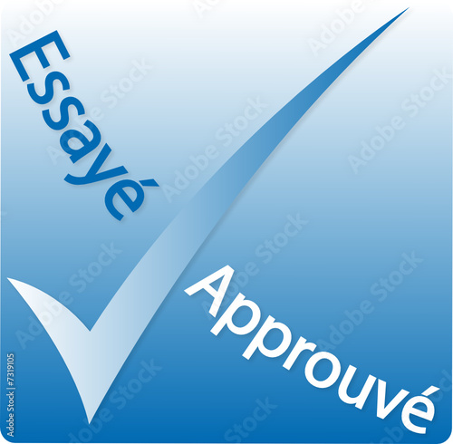 Logo "Essayé - Approuvé"