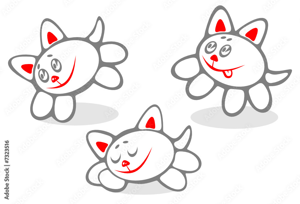 three cats three cats