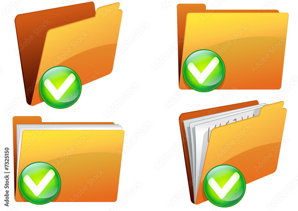 Dossier validé Stock Vector | Adobe Stock