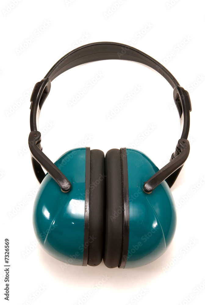 Ear phones to block out noise.