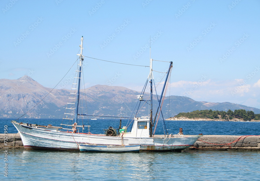 Greek Fishing Boat.