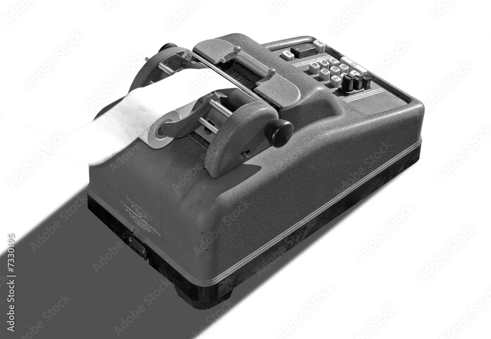 Obsolete adding machine Obsolete adding machine