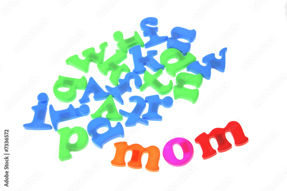 Obraz premium Mom Alphabets