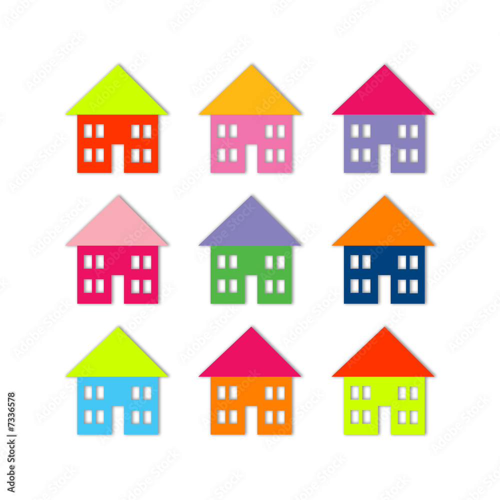 Fototapeta premium Houses