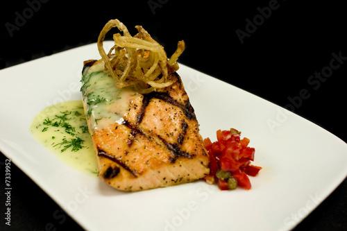 Grilled Salmon Plate photo