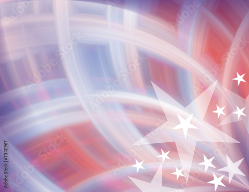 USA Patriotic Blurred Abstract Background
