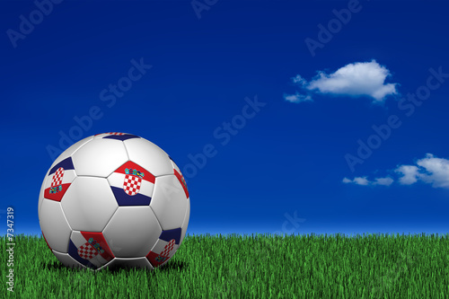 Croatian soccer ball