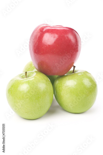 Green Apple red apple