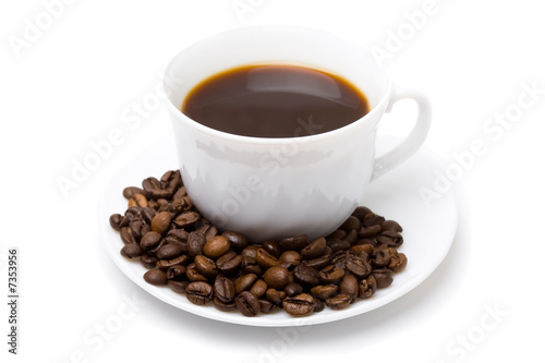 The cup of coffee and beans 2 