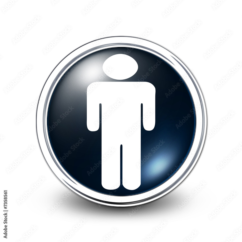 Man button Man button