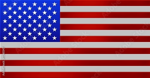 amerikanische flagge - metallik