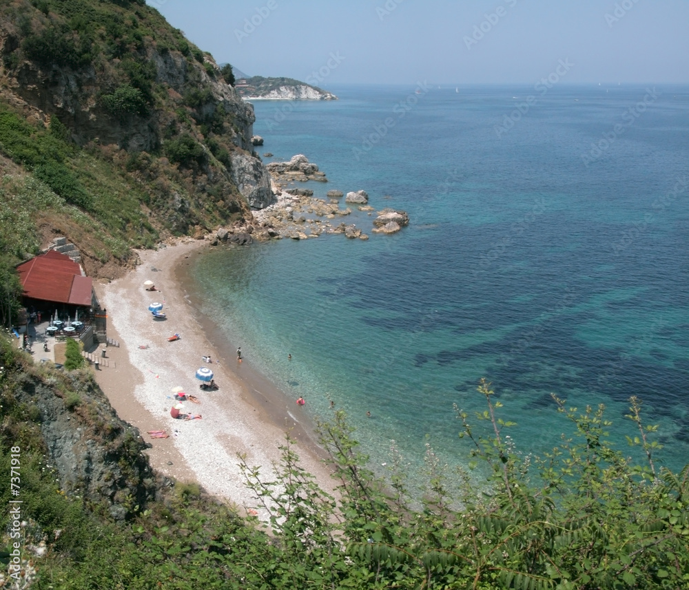 Naklejka premium Italien, Insel Elba, der Spiaggia le Viste bei Portoferraio
