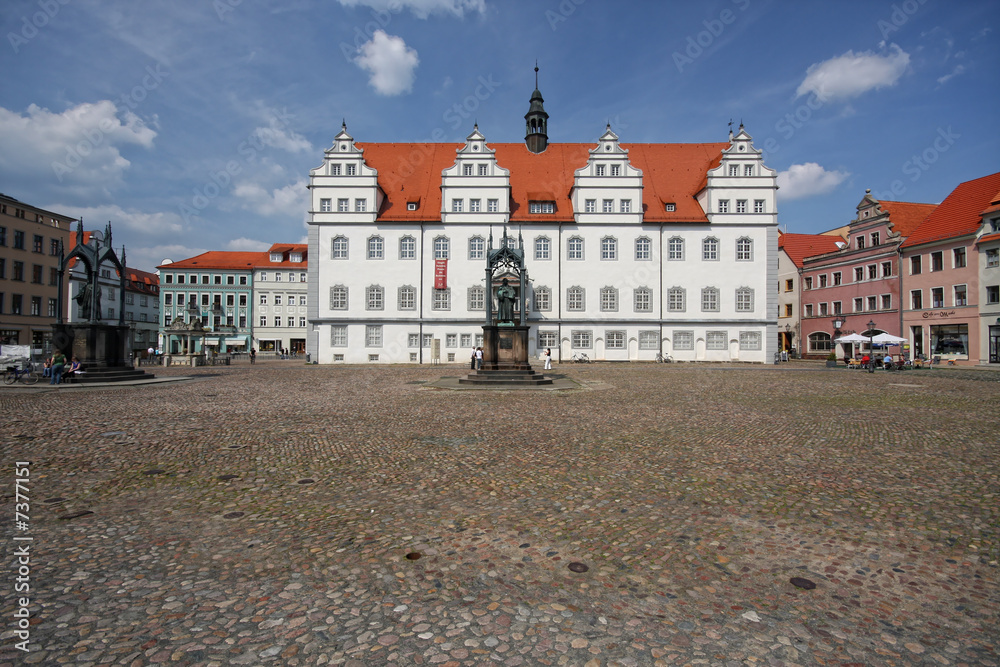 Naklejka premium wittenberger Rathaus