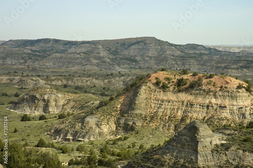 Painted Canyon 2 in Roosevelt National Park, North Dakota, USA