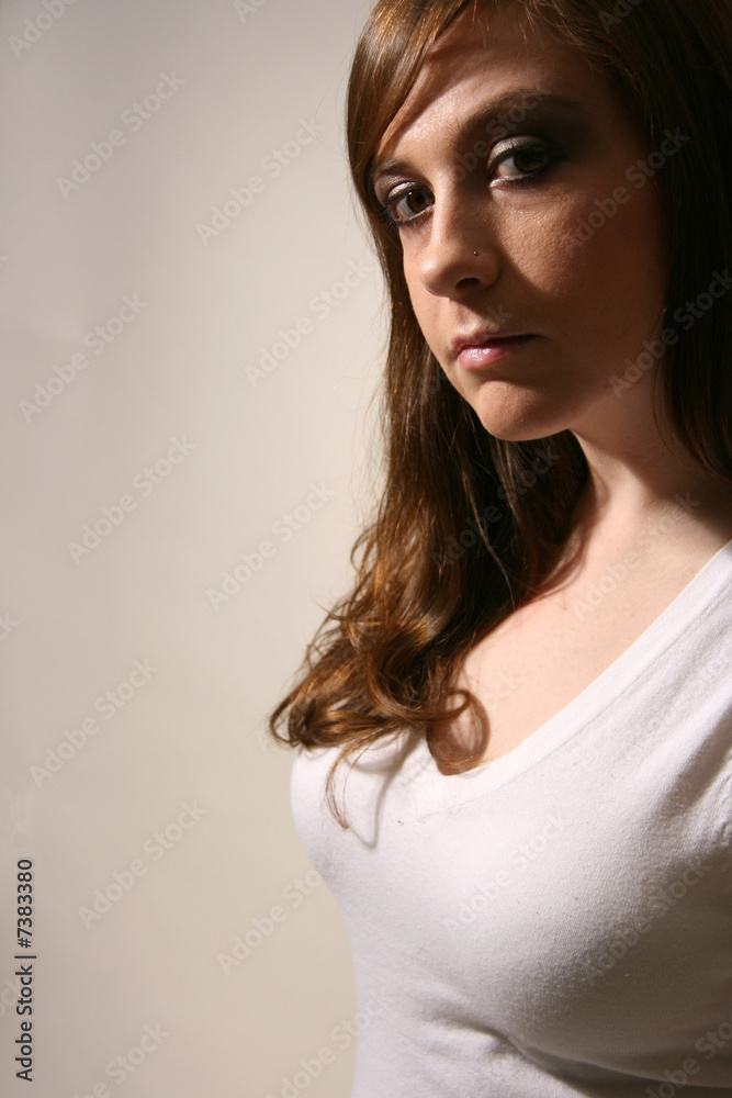 Attractive Young Caucasian Woman Attractive Young Caucasian Woman
