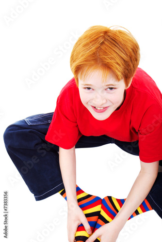 smiling teen