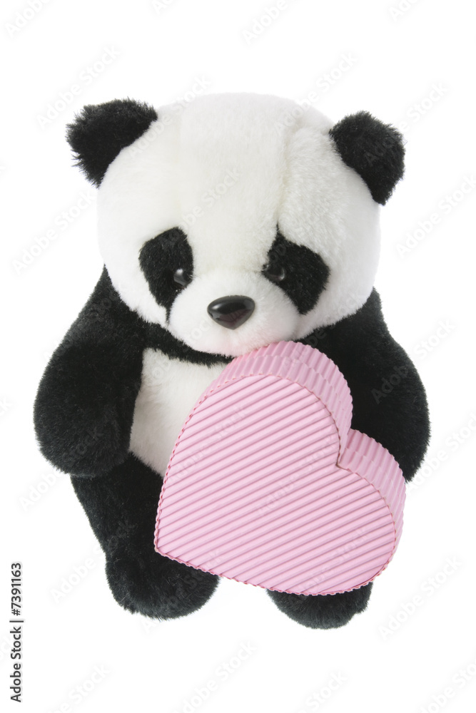 Panda Soft Toy with Love Heart Panda Soft Toy with Love Heart
