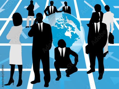 Business people and the planet