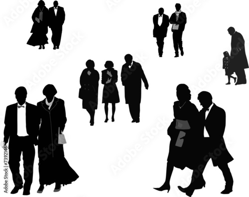Arrivals, vector illustration