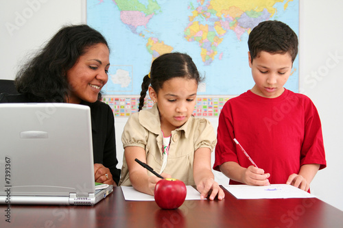 Teacher and Students