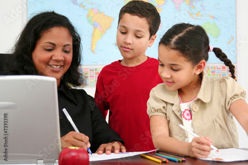 Teacher and Students