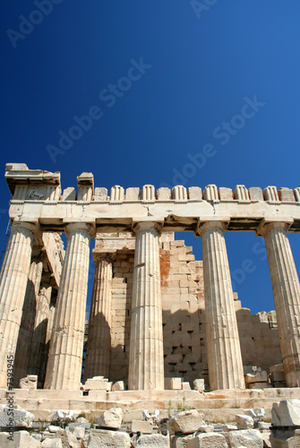 Parthenon temple on Acropolis  Athens  Greece
