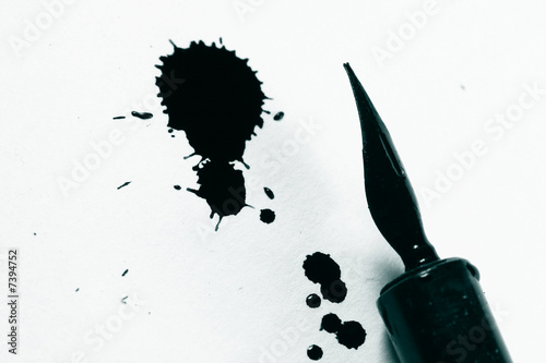 Fotografia, Obraz writer ink and pen